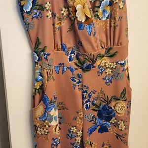 Plunge Floral jumpsuit